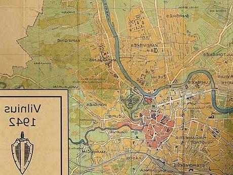 Vilnius map